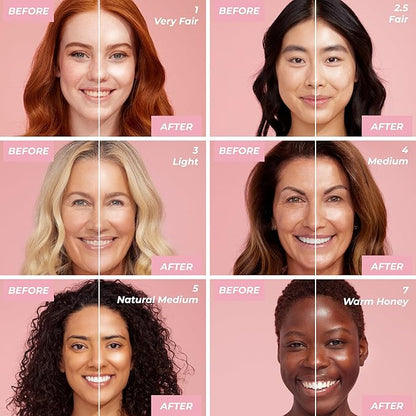 MCoBeauty Flawless Glow Luminous Skin Filter, 3.5 Light, Healthy Glow with Natural Radiance, Vegan, Cruelty Free Cosmetics