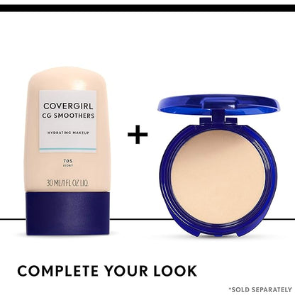 COVERGIRL Smoothers Pressed Powder, Translucent Medium 715, 0.32 Ounce (Packaging May Vary)
