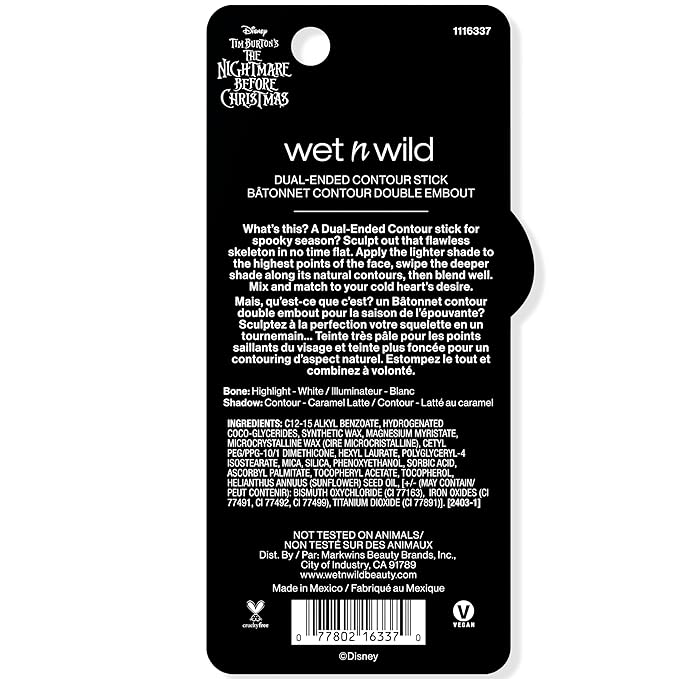 wet n wild Nightmare Before Christmas Dual-Ended Contour Stick