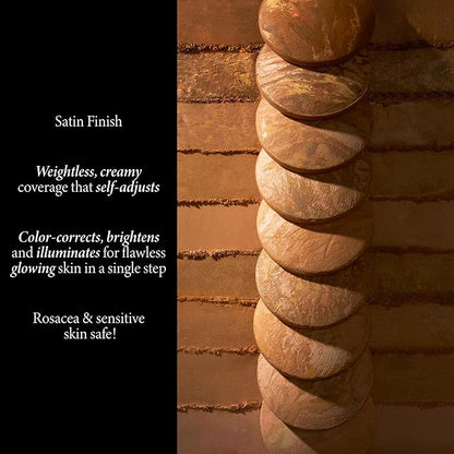 LAURA GELLER NEW YORK Baked Balance-N-Glow Illuminating Foundation - Toffee - Buildable Sheer to Light Coverage - Satin Finish
