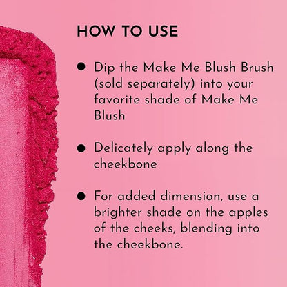 Make Me Blush Talc Free Velvet Blush, Watermelon, Pink, 0.18 Ounce