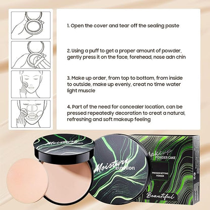 Face Setting Powder, Smooths Complexion & Controls Shine, Weightless, Blurring, Creates Soft Focus Effect, Even Skin Tone for All Skin Types, Natural