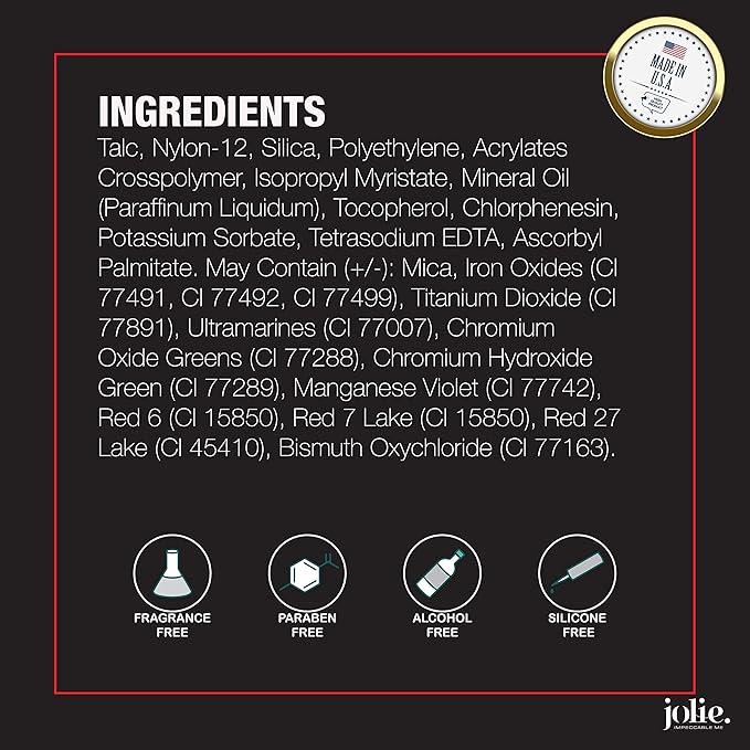 Jolie Loose Translucent Face Powder - Ultra Fine, Silky Makeup Setting Powder (Nude 01A)