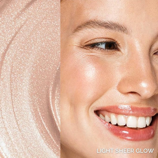 Elizabeth Mott Thank Me Later Glow Bundle: Natural Glow Enhancer Light Sheer Face Primer (30g) + Hydrating 3-in-1 Dewy Setting Spray (95ml) - Cruelty-Free Makeup Set for Radiant Skin