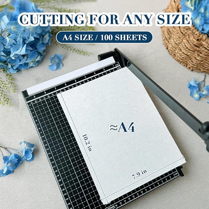 Happinit 100 A4 Size Blotting Papers for Herbarium Craft, Large Blotter Paper for Herbarium & Flower Press, Working with Pressing Kit for Adults (100)