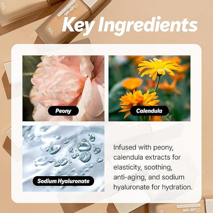 TOUCH IN SOL Pretty Filter Perfect Finish Foundation for Flawless, Natural Look - Lightweight and Full-Coverage Matte Base for All Skin Types, 1.18 fl.oz. (#2 Medium)