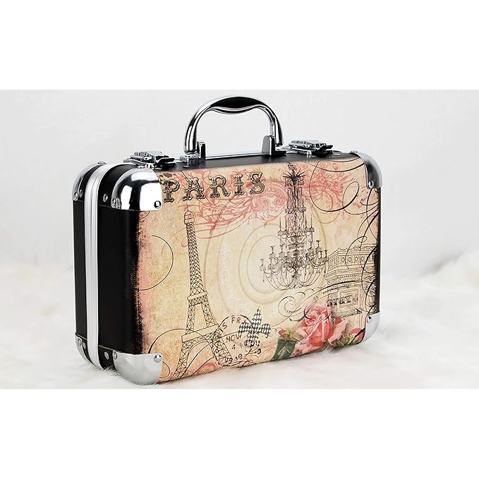 Ver Beauty 61pcs Makeup Gift Set With Extendable Trays and Mirror, Paris Theme