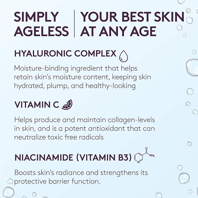 CoverGirl & Olay Simply Ageless 3-in-1 Liquid Foundation, Matte Finish, Hyaluronic & Vitamin C Formula, Cruelty Free, Soft Sable, 1 Count (Pack of 3)