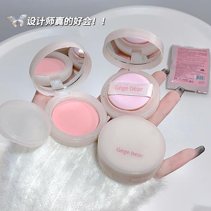 Powder Blush, Lightweight, Smooth, Natural Powder Blush with Long-Lasting All-Day Face Enhancing Makeup Color, Blends Easily，1 Count (1, 01 Jelly Pink, Medium)