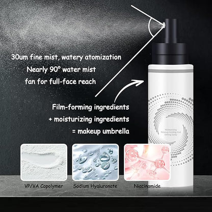 2 Pack Makeup Setting Spray for Face, Lightweight Long Lasting Smudge-proof Makeup Finishing Spray Set, Hydrating, Waterproof, All-Day Wear Refreshing Face Mist