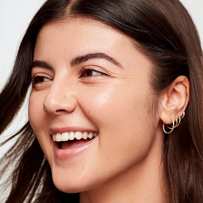 Saie Glowy Super Skin Tint Liquid Foundation - Hydrating Serum Foundation with Lightweight, Medium Coverage - Formulated with Hyaluronic Acid to Hydrate, Brighten and Plump - Shade 9 (1.01 oz)