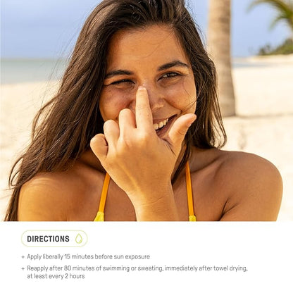 Raw Element Ultra-Moisturizing Tinted Face Cream, Non Toxic Mineral Face Sunscreen, Daily Tinted Moisturizer, Non-Nano Zinc Oxide, Reef Friendly, All Ages, SPF 30, 1.8 oz, Coconut, Pack of 2