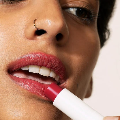 Melixir Vegan Lip Butter, Mothers Day Gifts, Dirty Pink(Tinted) (+17 more colors) 0.13oz, Bee Free, Petrolatum Free, Deep Nourishing Plant-Based Vegan Chapstick
