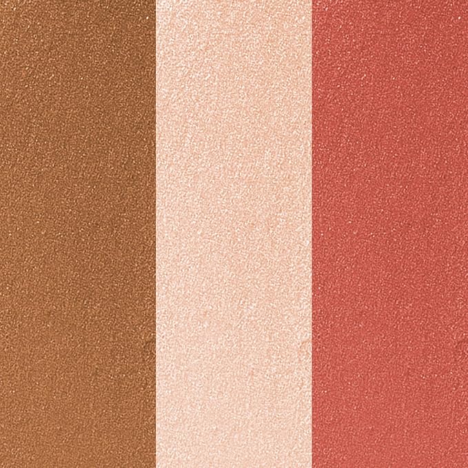 Julep Skip The Brush Cream to Powder Blush Stick Trio - Blendable and Buildable Color - 2-in-1 Blush and Lip Makeup Stick, Neutral Bronze, Sheer Glow, Desert Glow