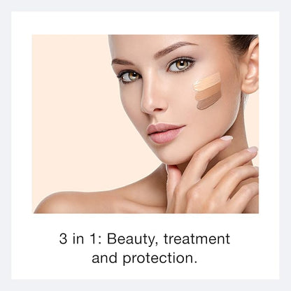 Ecco Bella Liquid Foundation Makeup - Lightweight, Buildable Coverage - Hydrating Foundation - Clean Foundation Makeup, Vegan - Protects & Hydrates Skin - Tan