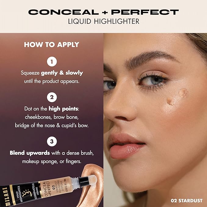Milani Conceal + Perfect Blur Out Powder and Facelift Collection Kit 3: Toffee Contour, Molten Highlighter, Pumpkin Undereye Brightener