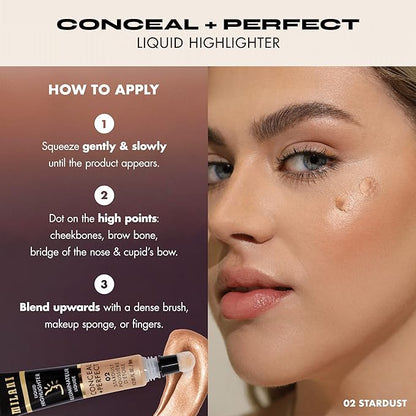 Milani Conceal + Perfect Blur Out Powder and Facelift Collection Kit 3: Toffee Contour, Molten Highlighter, Pumpkin Undereye Brightener