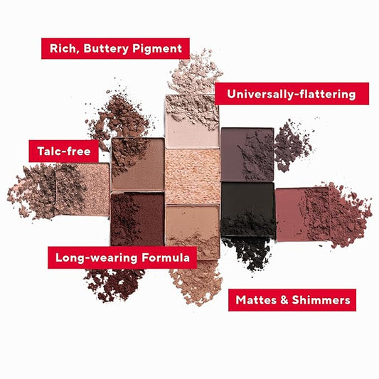Mirabella True to You Neutral Eye Makeup Palette - 18 Colors of Talc Free Eyeshadow Primer Included & Highly Pigmented Eyeshadow Palette Kit w/Matte & Shimmer Shades - Nude