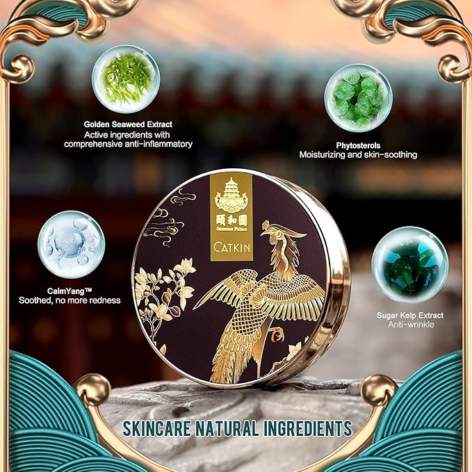 CATKIN 2Pcs Makeup Set Includes BB Cream Air Cushion Foundation C02 And Matte Lipstick CO157