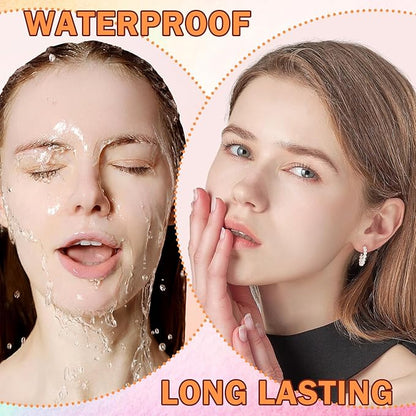 Tri Color Corrector Face Concealer Palette Set with Brush,Moisturizing Long Lasting Waterproof Color Correcting Concealer Full Coverage Cream Contour Foundation Makeup Palette Kit（２PCS）