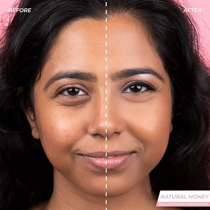 MCoBeauty Miracle Hydra Glow Oil-Free Foundation - Water-Based, Light-Medium Coverage - Features A Natural Satin Finish - Ultimate Radiant Base - With A Second-Skin Feel - Natural Honey - 1 Oz