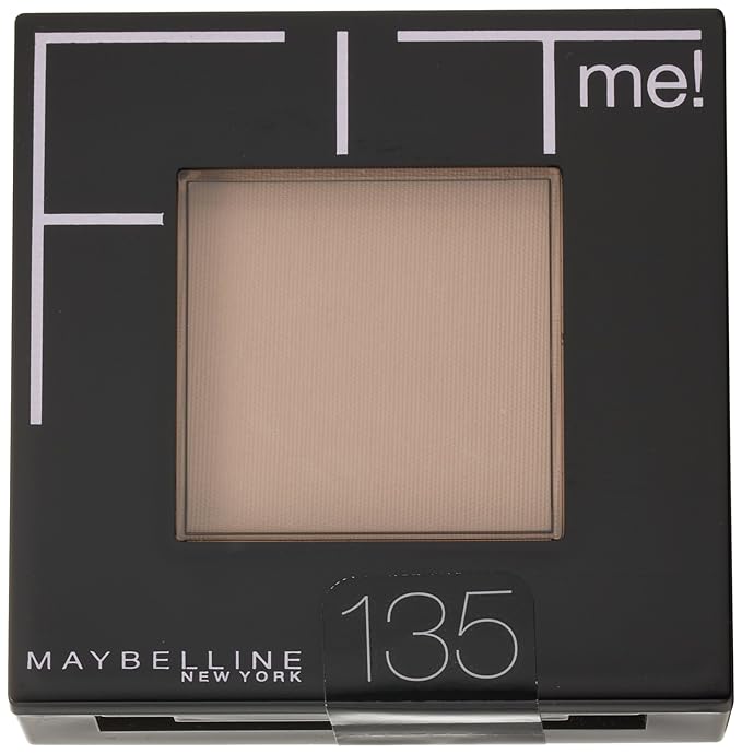 Maybelline New York Fit Me! Powder, 135 Creamy Natural, 0.3 Ounce