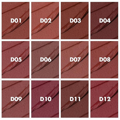 FOCALLURE Velvet-hazy Matte Cheek Lip Mud Dual-use For Lips And Cheek Lip Clay High Pigment Lipstick Blush Lasting Lip Tint