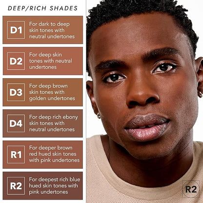 COVER FX Pressed Mineral Foundation - Shade R1 - Weightless Powder Foundation - Buildable Light to Full Coverage - Matte Finish - All Skin Types