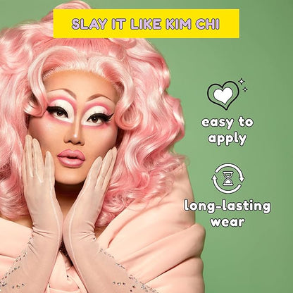 KimChi Chic Almost Catfished Micro Pressed Powder - Brightening Under Eye Setting Powder, Reduces Dark Circles, No Flashback, Banana