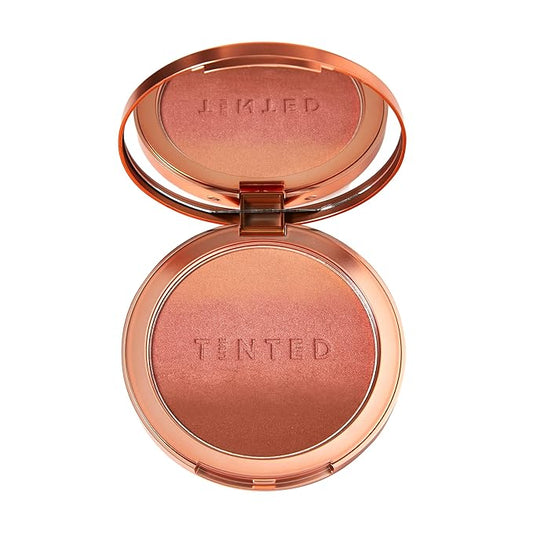 Live Tinted Huebeam Jumbo Gradient Blushing Bronzer - Lightweight, Highly-Pigmented, Buildable & Blendable - Sunkissed, Glowy, Even Toned Skin Face Blush and Bronzer - 15g / 0.5 oz