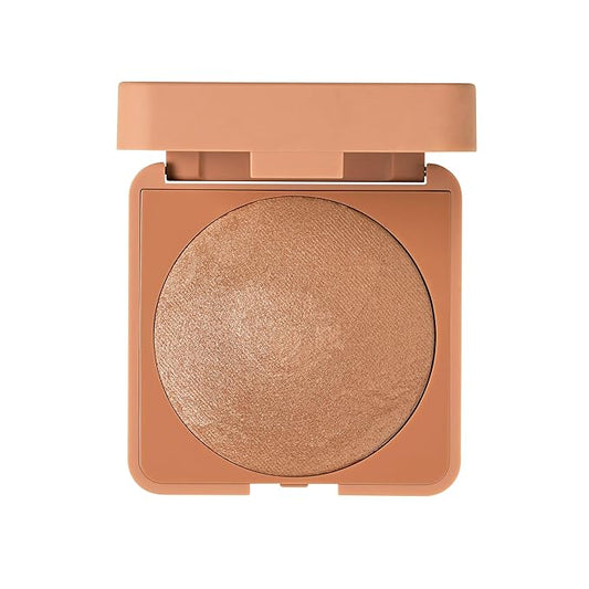 3ina Makeup - The Bronzer Powder 658 - Sand - Bronzer Powder - Medium to Dark Tones - Brown Skin Matt - Sun Kissed - Light Texture and Silky Finish - Vegan - Cruelty Free