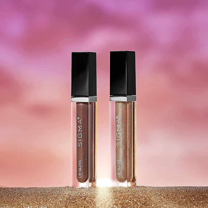 Sigma Beauty Lip Gloss, Idyllic | Hydrating, Non-Sticky, High-Shine Formula