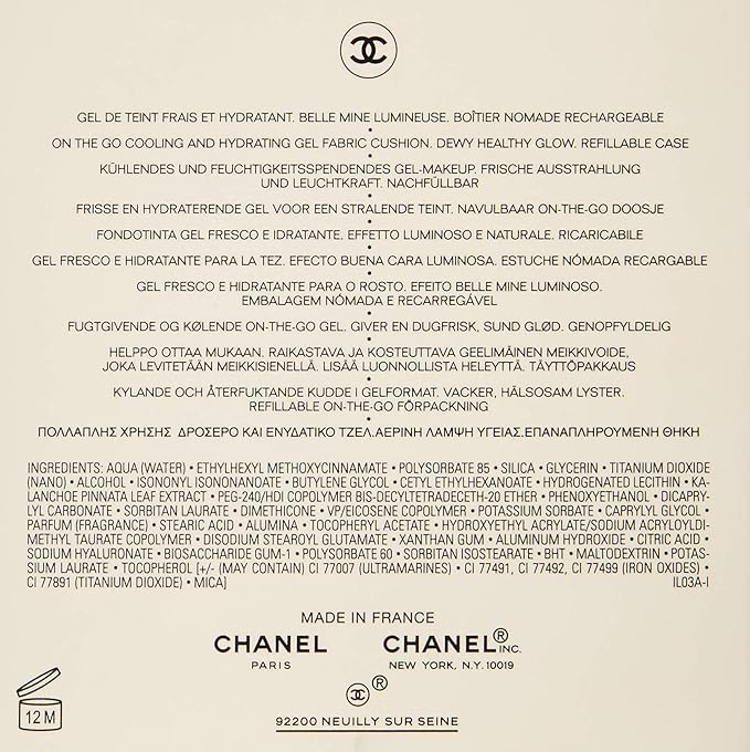 Chanel Les Beiges Healthy Glow Gel Touch Foundation SPF 25 - # 91 C Women Foundation 0.38 oz