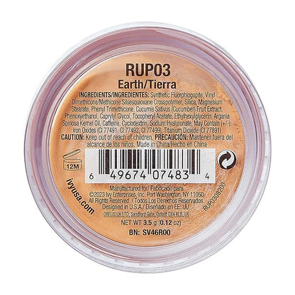 Ruby Kisses Instant Bake Undereye Powder - Vegan, Cruelty Free Powder for Brightening Eyes and Smudge-Free Makeup (Earth)