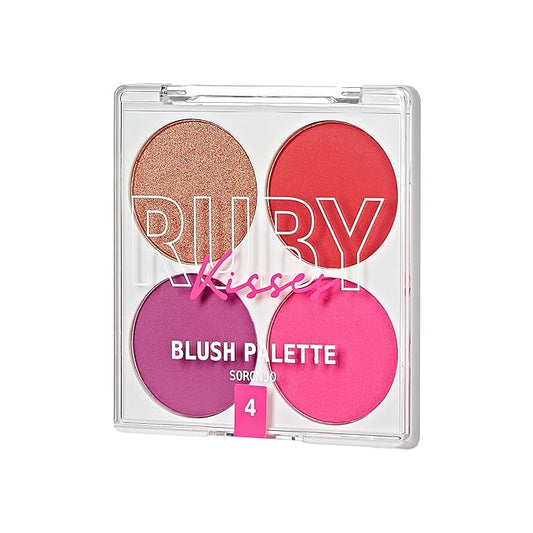 Ruby Kisses Bare Blusher Sweet Cheeks Palette (Daring Dare)