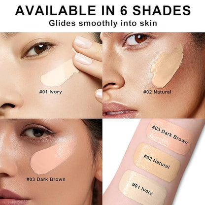 Mushroom Head Air Cushion CC Cream Foundation BB Cream Foundation Makeup Moisturizing CC Cream Liquid Foundation,Concealer Lasting Makeup Foundation Even Skin Tone Makeup Base Primer (#05 Wheat)