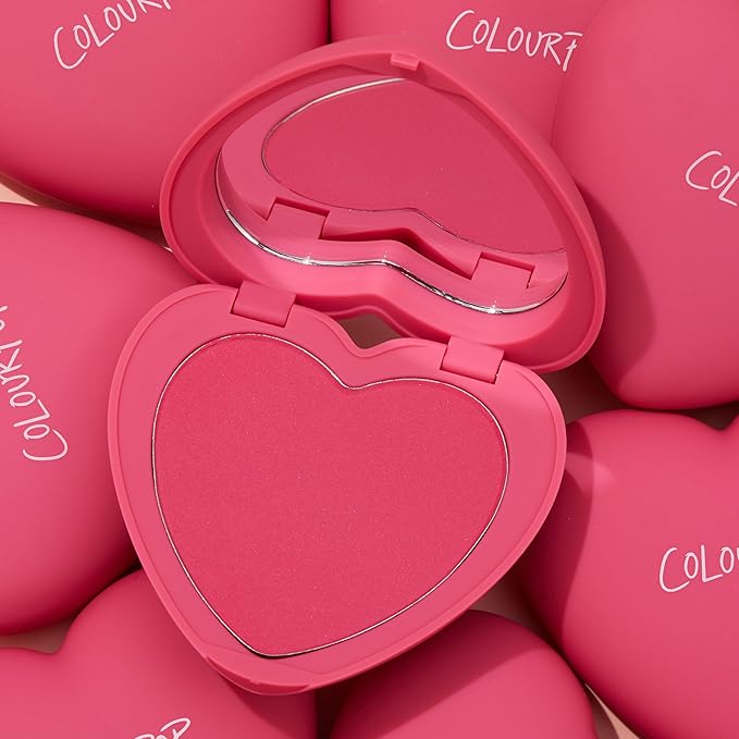 ColourPop Silky Powder Blush - Long-Wear Blush for Cheeks with Medium-Buildable Coverage - Leaves Skin with a Soft, Matte Finish - Text Me (0.16 oz)