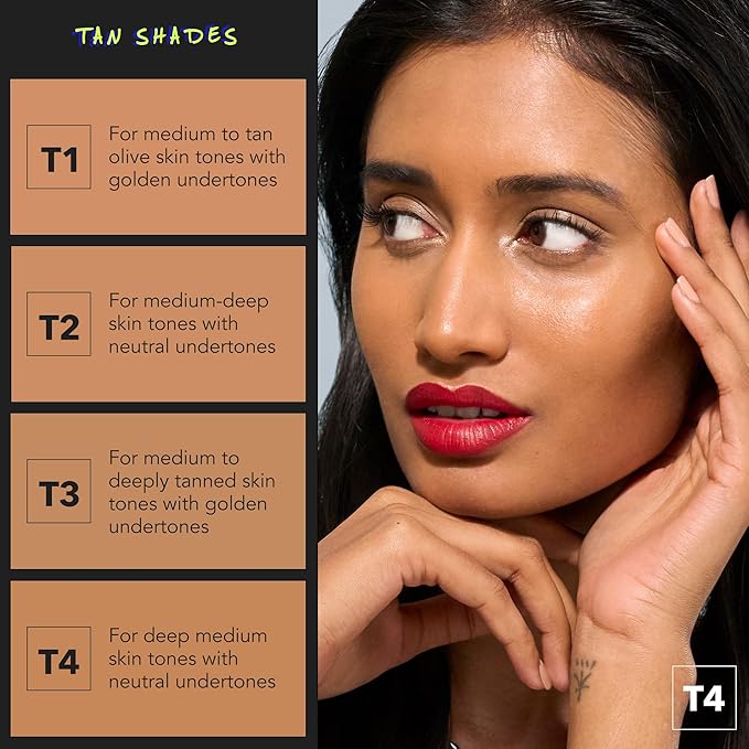 COVER FX Power Play Foundation - Shade T3 - Buildable Full Coverage - Waterproof Sweat-Proof Transfer-Proof - Natural Matte Finish - All Skin Types