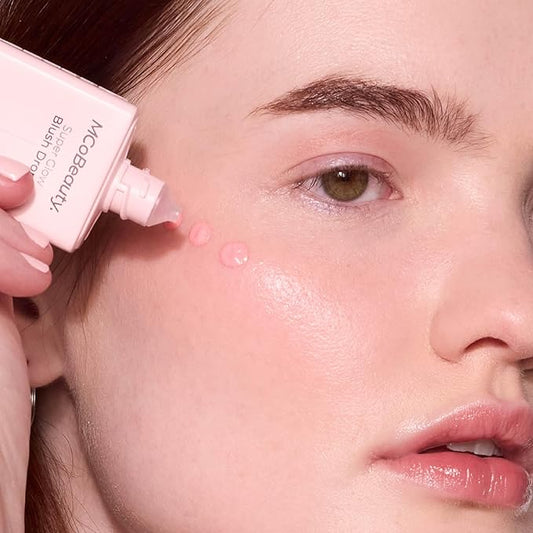 MCoBeauty Super Glow Blush Drops, Rose Pink, Luminous Flush for Radiant Cheeks, Vegan, Cruelty Free Cosmetics