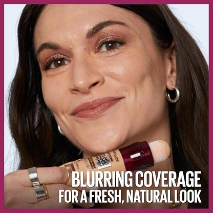 Maybelline Instant Age Rewind Eraser Treatment Makeup with SPF 18, Anti Aging Concealer Infused with Goji Berry and Collagen, Creamy Natural, 1 Count