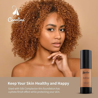 Foundation in Beach Sand Shade Plant-Based - Hydrating, Pore-Minimizing & Buildable Coverage - Vegan, Non-GMO, Paraben-Free - 1oz