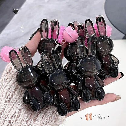 3Pcs Bunny Hydrating Lip Gloss Set, Jelly Liquid Lipsticks Shiny Cute Lip Gloss Oil Lip Plumping Moisturizing Glass Finish Lip Gloss for Women