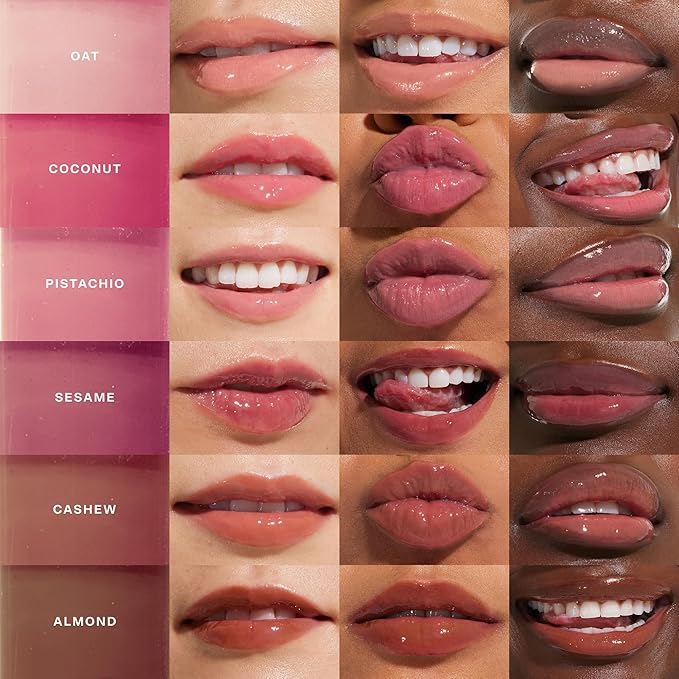 Tower 28 ShineOn Milky Lip Jelly, OAT, Non-Sticky, Hydrating Vegan Lip Gloss in Milky Peachy Pink, Apricot and Raspberry Seed Oil, Moisturizing, Clean, Cruelty Free