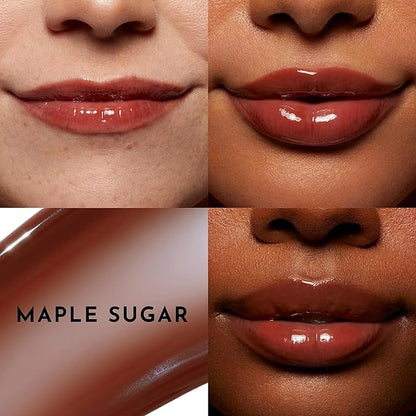 Women's Forget The Filler Lip Plumper Line Gloss, Maple Sugar, Brown, 0.11 Fl Oz (Pack of 1)