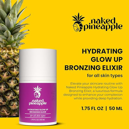 Hydrating Glow Up Bronzing Elixir - Enhances Complexion & Glow, Promotes Smooth Skin, Hydration & Moisture Lock - Makeup Primer, 1oz