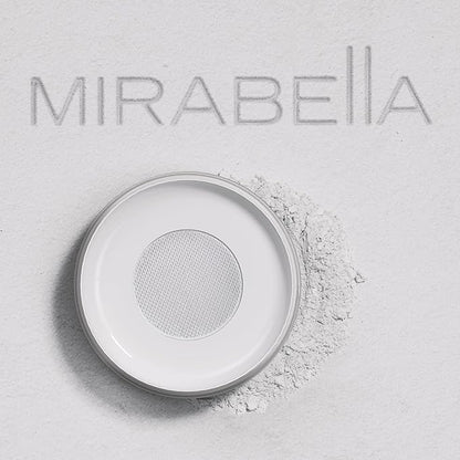 Mirabella Perfecting Loose Powder, HD Matte Finish Translucent Setting Powder with Light-Diffusing Silica, Antioxidant-Infused Face Powder with Peptides, Offers Age-Defying Benefits with Oil Control