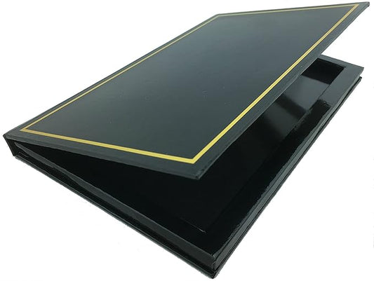 Large Empty Makeup Palette with Mirror and 20 Metal Stickers for Customizing Eyeshadows, Highlighters, and Blushes
