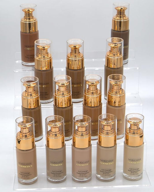 Full Coverage Matte Foundation (Chestnut) | SPF 50/ PA ++ | Cruelty Free | Medium to Full Coverage | Smooth Finish | All Day Stay |