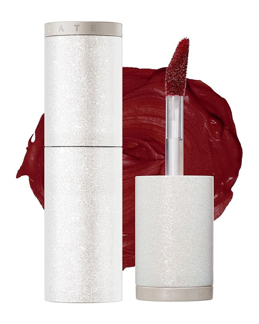 HEVVYMAKEUP Blurring Effect Lip Tint(Flashy) - Airy Velvet Matte Lips - Vegan, Longwear, Vibrant, Buildable Creamy Soft Texture - Korean Lip Makeup, Bloody Kiss, 0.13 fl.oz.