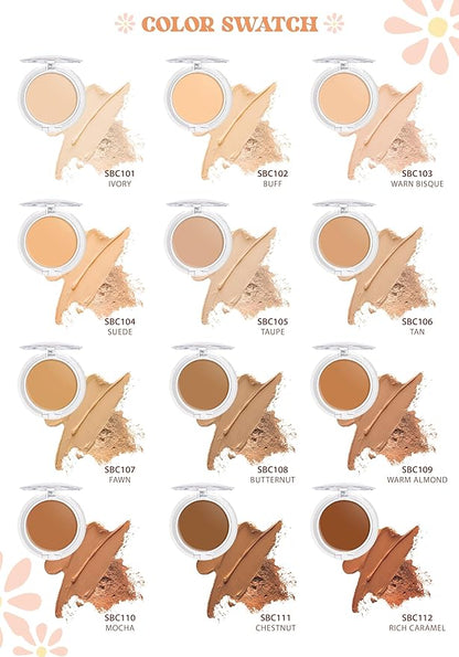 Skin Bloom Cream to Powder Compact, Almond, Women's Makeup and Accessories